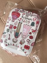 Foreign trade storage iron box wedding candy box box white bottom length: 10 5 width: 7 8 height: 6cm