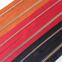 YKK leather 3 Number of packs 5 Number of zip metal handmade digy genuine leather leather leather with pull lock multicolor