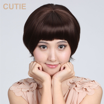 Delicate wig female head hair patch invisible bangs Head hair patch incognito hair thickening qi bangs