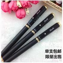 Roche 381B black sign pen 0 5m pearl pen iron metal gel pen iron pen high quality water pen