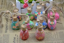 Car soft pottery perfume pendant empty bottle car car soft pottery perfume osmanthus perfume small gourd