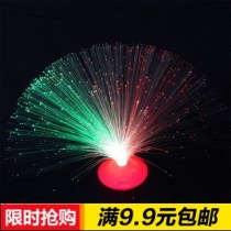 Full 18 I flying saucer fiber silk star fiber light colorful fiber flash toy