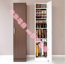 Mini simple wooden single-door multi-layer entrance adjustable modern fashion economical simple high shoe cabinet