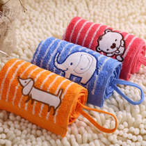 Sunvim Jieyu Angel childrens towel pure cotton small towel Cotton hand towel facial towel cute with hook household