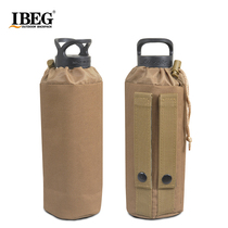 Outdoor mountaineering camping kettle bag Portable kettle Thermos cup protective cover MOLLE mount attached bag