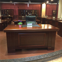 Office furniture solid wood boss table 1 6 1 8 m paint in the steam desk manager table desk manager table