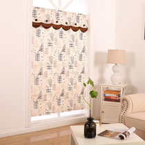 Spring South Roman curtain roller curtain curtain blackout living room bedroom study lifting partition doors and windows Qiushan Jingyu