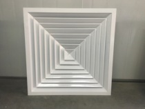 Customized air conditioning outlet Square diffuser Temperature control diffuser Electric remote control diffuser Electric blinds