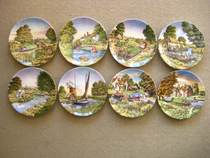 Royal Worcester Royal Worcester Romantic Waterways Full set of limited decorative plates