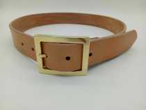 Wooden handmade pure copper plate cut making belt buckle head fit Japan Toy wood saddle leather headstock Bull Leather Pants Belt