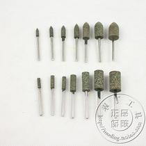 High quality 14-pack conical cylindrical sesame grinding head rubber grinding head elastic sponge grinding head rubber sand