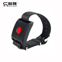 Watch type waterproof remote control wireless transmitter call button disabled deaf and mute elderly pregnant women patient portable one-button call sick shouting for help alarm reminder