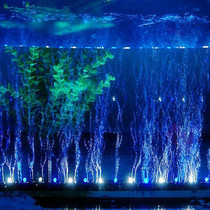 Colorful color-changing fish tank bubble light Fish tank lamp lighting Diving light led oxygen light Aquarium led light
