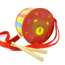 Damei Tiancheng double-sided drum Childrens musical instrument hand beat drumming kindergarten early education music enlightenment toy