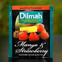 1 piece 5 packs Dilma mango strawberry flavor black tea bag