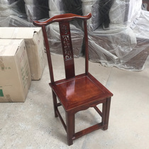 Factory direct hotel chair hot pot restaurant restaurant solid wood retro chair tube cap chair cow head dining chair