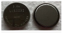 LIR2032 3 6V rechargeable buckle-type battery button battery to replace CR2032 button battery