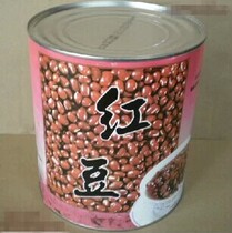 Mingzhong sugar water canned red beans ready-to-eat cooked honey Big 3 2kg can big cans of dessert milk tea