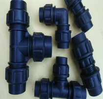 pe quick-connect pipe fittings quick joint tee elbow direct pe water supply pipe fittings joint repair joint