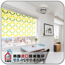Import pattern roller shutter waterproof sunshade environmentally-friendly bedroom office toilet full semi-shading shutter roller shutter curtain