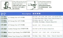 Dasheng vertical and horizontal tools CT-500 flaring device Manual flaring device refrigeration maintenance tools