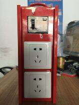 Shanghai site 220 power outlet special drag line board double five holes with leakage wiring board power outlet