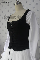 Original Spring and Autumn medieval retro low chest with a nail - female nursery with deer - skin