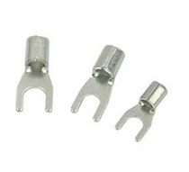 UT1 5-4 Fork bare terminal wiring Cold-pressed terminal wire lug Silver-plated wire lug 1 square 1000 pieces