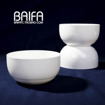 Bowl Tangshan home 4 5 inch lead-free thin bone porcelain Korean ceramic white rice bowl microwave oven for ceramic bowl