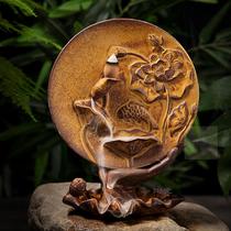 Ceramic incense burner incense burner backflow sandalwood incense burner backflow smoked creative ornaments tower incense alpine flowing sailor dish incense road