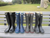 Flaw T Price Korea Fashion High Cylinder Natural Rubber Rain Shoes Shoes Men And Women Style Non-slip High Help Rain Boots Male and female