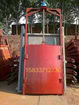 Direct cast iron gate hand electric opener closed machine slapping door integrated steel gate rubber stoppers