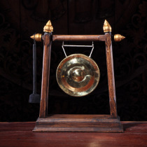 Thai features decorative wooden gongs ornaments Southeast Asian style home decoration desktop furnishings