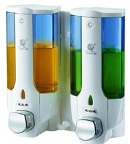 Hot sale Cinda manual soap dispenser wall mounted hand sanitizer box double head soap dispenser ZYQ138S