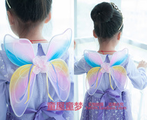 (special clearance) dance show birth day girl headband headdress princess crown butterfly fairy wings
