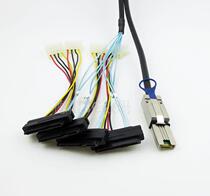 LSI Array card MINI SAS SFF 8088 to 4 SFF 8482 SAS hard disk SATA solid state data cable