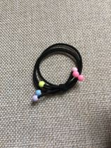 Leather band headdress hair ring headband black Korean fashion new