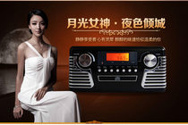  LEETAC L501 Gramophone Antique vinyl record player Old-fashioned retro radio CD mechanical and electrical record player