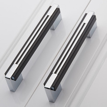 Cabinet door handle modern simple drawer handle wardrobe door handle Chinese handle zinc alloy cabinet handle T70