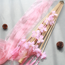 Ancient ancient dress umbrella Han suit flower umbrella ancient wind flow Suumbrella photo Dance umbrella Swordnet Three umbrella cos game props umbrella