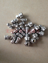 Copper ferrule straight through oil pipe copper pipe joint quick twist copper pipe directly aluminum tube ferrule straight through PC6-01 8-02