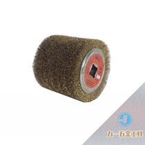 Wood polished brushed cross core wire wheel wood open paint annual ring pattern