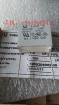 Taiwan excellent universal safety capacitor 1 0UF 105K 275V exchange X2 ~ P22 5MM