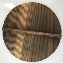 Wooden cover Handmade pot cover wok iron pot wooden pot cover carbonized wooden iron pot cover environmentally friendly wood cover