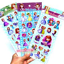Little Princess Sophia Stickers Girl stickers Sufiya toys Childrens cartoon animation three-dimensional bubble stickers paper