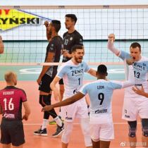 Spot a ready Russian mens volleyball league Kazan Zenit volleyball uniform a large number of customized discount