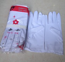 Sherr men and women spandex gloves high elastic dancing conductor etiquette White tight sun protection driving Labor gloves