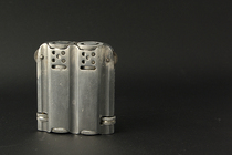 1940s Polish Tandem aviation aluminum double-headed jun with antique kerosene lighter trench machine