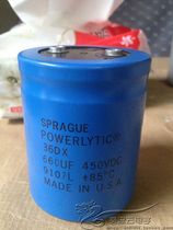 Original American chemical Sibi SPRAGUE 450V660UF 36DX screw type aluminum electrolytic capacitor