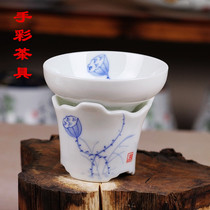 Ceramic Dragon Head Tea Tooyu Porcelain Dragon Tea Kongfu Tea Furniture Accessories Tea Drain Tea Frame Tea Filter Tea Leakage Suit